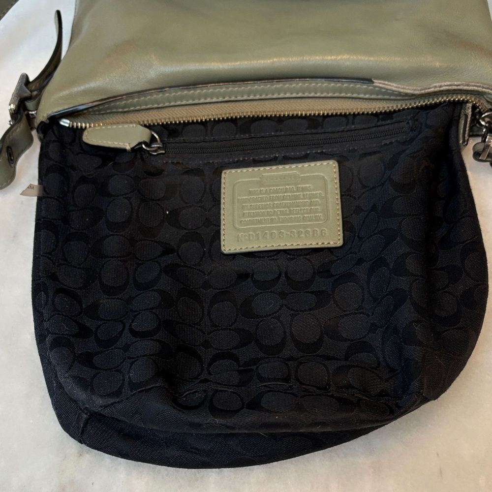 Coach Bag Purse Handbag Leather Bleecker Grommets Mini Duffel Bag Pocketbook - Picture 14 of 17